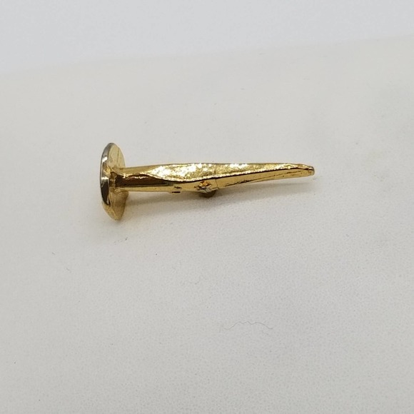 Mens Tie Lapel Pin Square Nail Small Blacksmith - Picture 1 of 3